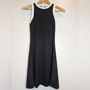 Zanoni Women's Size S Vintage Sleeveless Black and White Dress